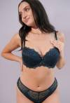 AV 2004 Push-up-BH – grün mit Spitze – elegant und sinnlich