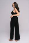 Schwarze Velourshosen für Damen – Eleganz und Komfort