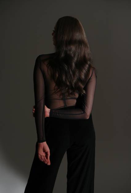Schwarze Velourshosen für Damen – Eleganz und Komfort