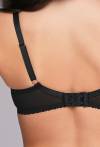 Podprsenka AV 2256 Black – elegantní podprsenka s polovičními košíčky a krajkou