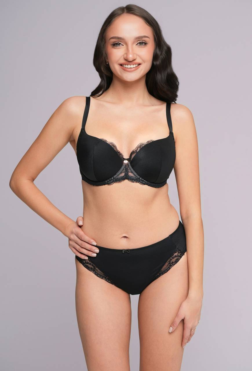 Slip AV 2256 Black – eleganter Slip mit Spitze