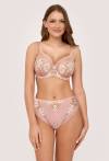 Podprsenka Soft AV 2246 Rosegold | Vyšívaná podprsenka Soft