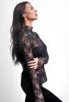 Lace blouse 001 Black