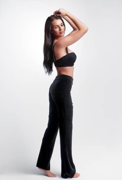 Velvet pants 004 Black