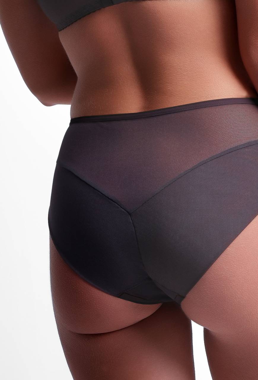 Slip AV 2268 Cold Espresso – dezente Transparenzen