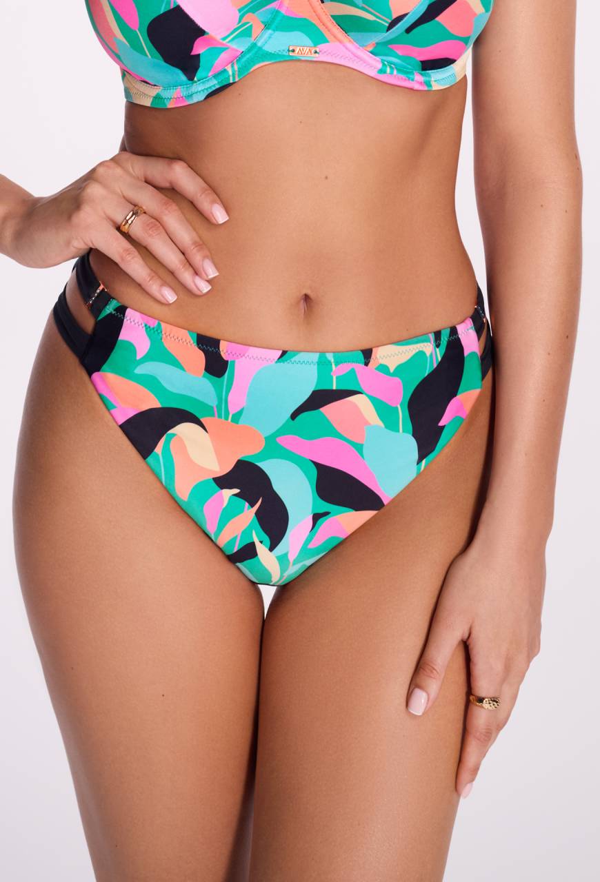 Bikini-Hose SF 251/16/B – Ausschnitte und schwarze Streifen | AVA