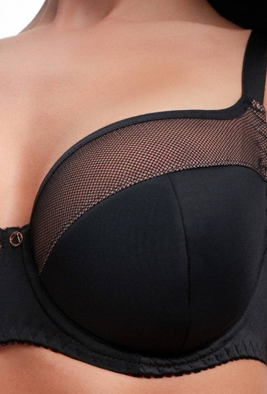 Biustonosz AV 2263 Semi Soft Czarny – Elegancja i Komfort | AVA