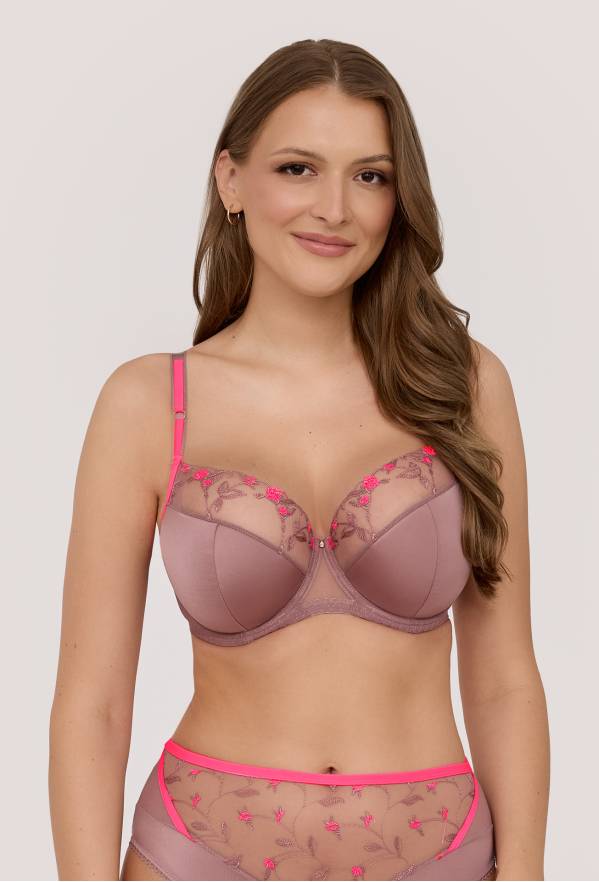 AV 2217 Semi Soft Mocha Rose Bra
