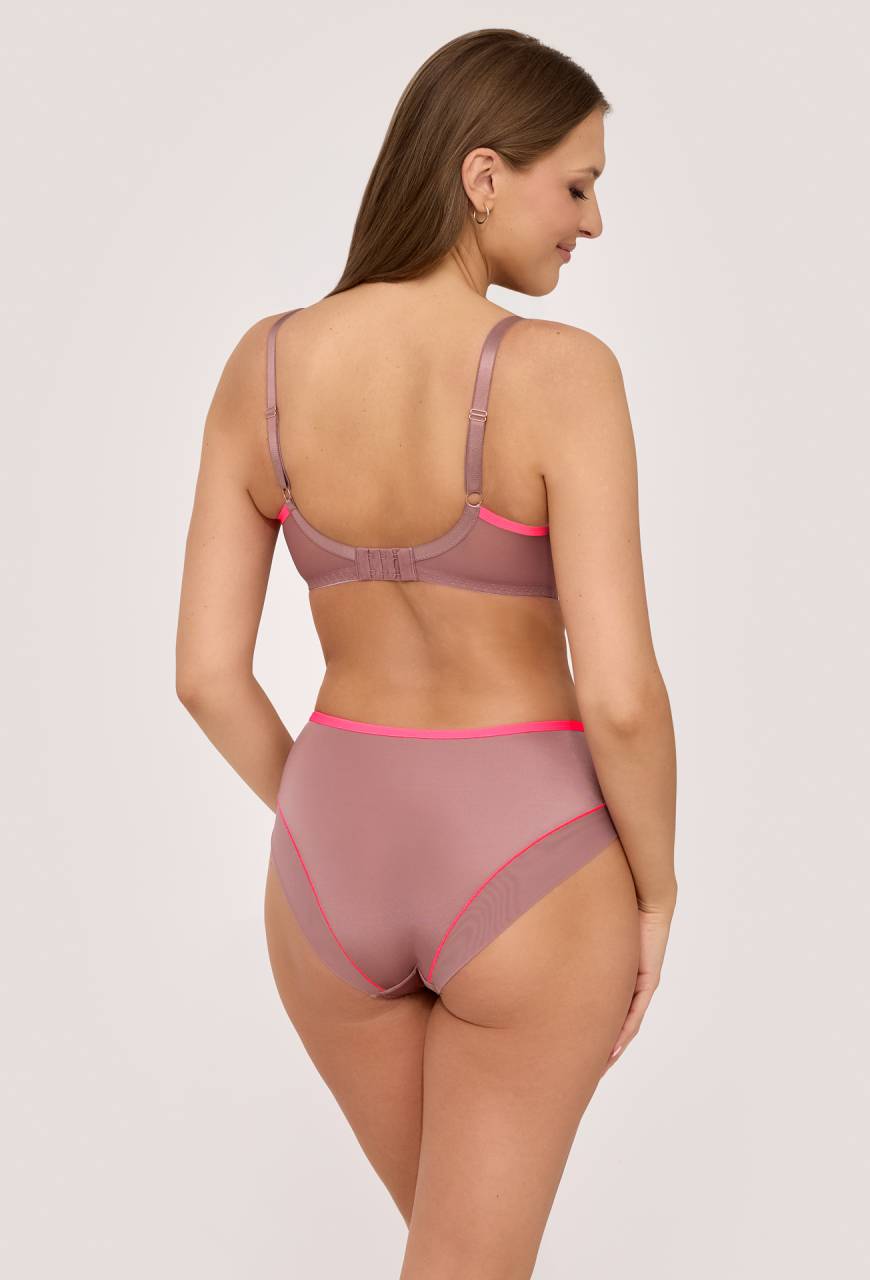 AV 2217 Semi Soft Mocha Rose Bra