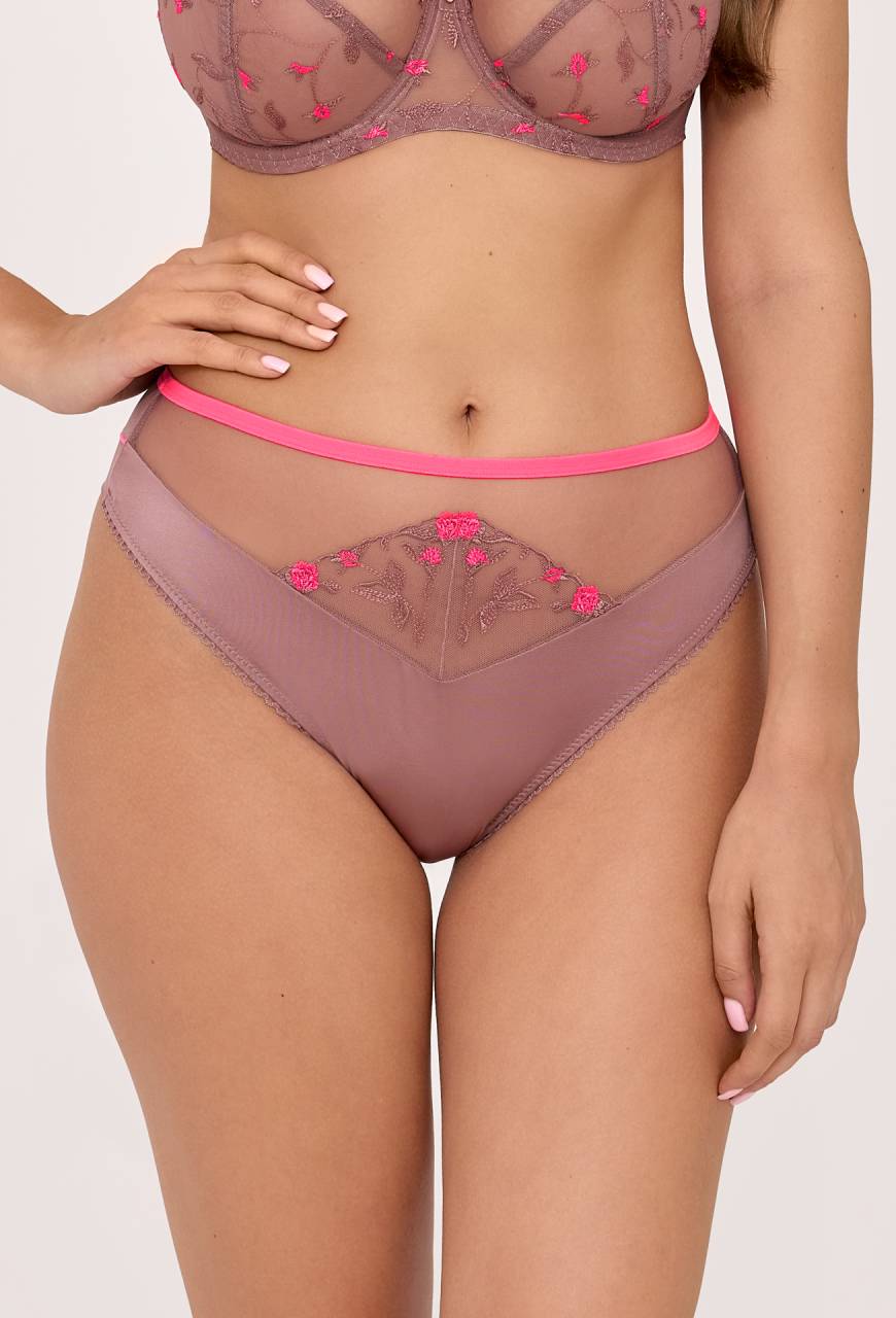 Bikiny AV 2217/B Mocha Rose – Vyšívané a pohodlné | AVA