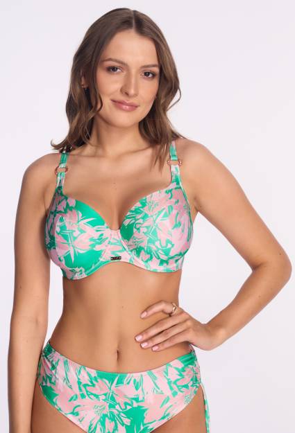 SK 261 Full Cup Green Mirage Bra
