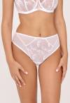 Figi AV 2241 White – klasyczne z haftem | AVA Lingerie