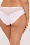 Figi AV 2241 White – klasyczne z haftem | AVA Lingerie