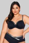 Czarny biustonosz kąpielowy SK 224 Full Cup – elegancja | Ava Lingerie