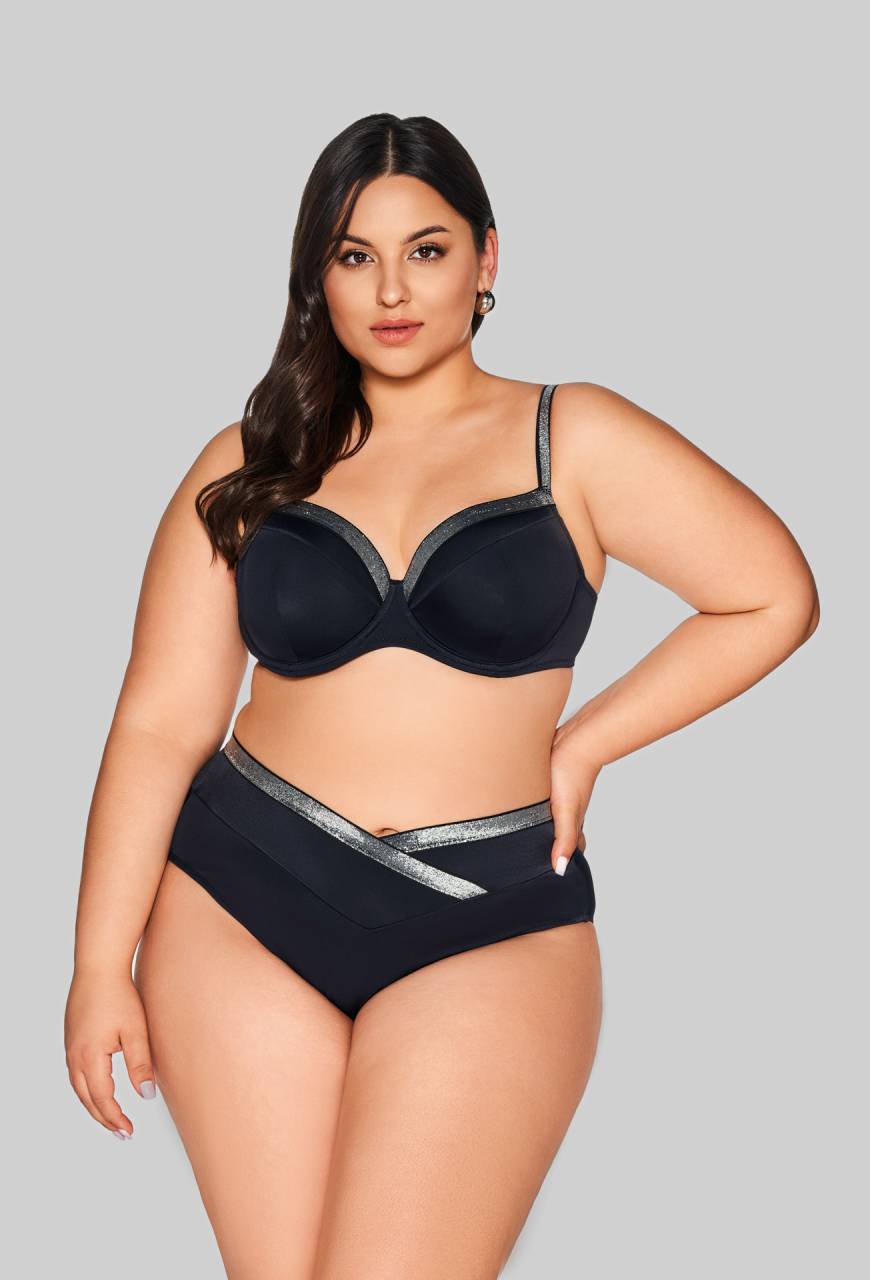 Czarny biustonosz kąpielowy SK 224 Full Cup – elegancja | Ava Lingerie