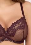 Biustonosz AV 2232 Push Up Chocolate Brown