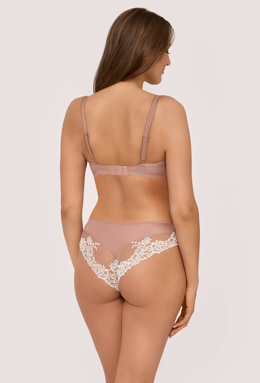 AV 2225 Macchiato Push-Up Plunge | Koronkowy biustonosz push-up