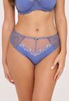 Figi AV 1030 Niebieskie z Haftem | Ava Lingerie