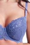 AV 2302 Denim Push-Up | Koronkowy biustonosz push-up AVA