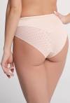 Figi AV 2314 Beige | Eleganckie figi z haftem AVA