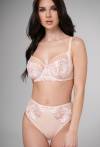 Brazyliany AV 2314/B Beige | Beżowe brazyliany z haftem AVA