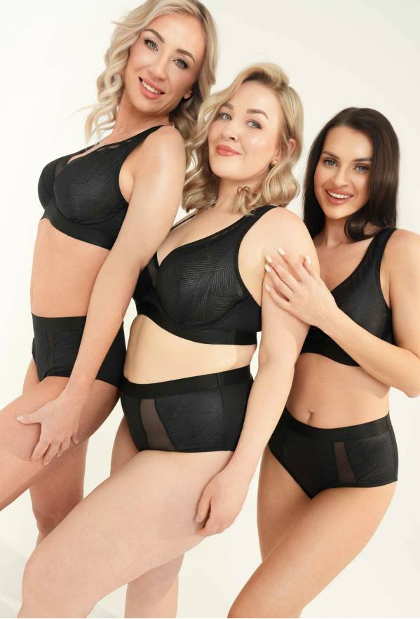 AV 2307 Soft Black Bra