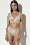 Biustonosz AV 2294 Soft Beige – koronkowy, beżowy, miękki | Bielizna