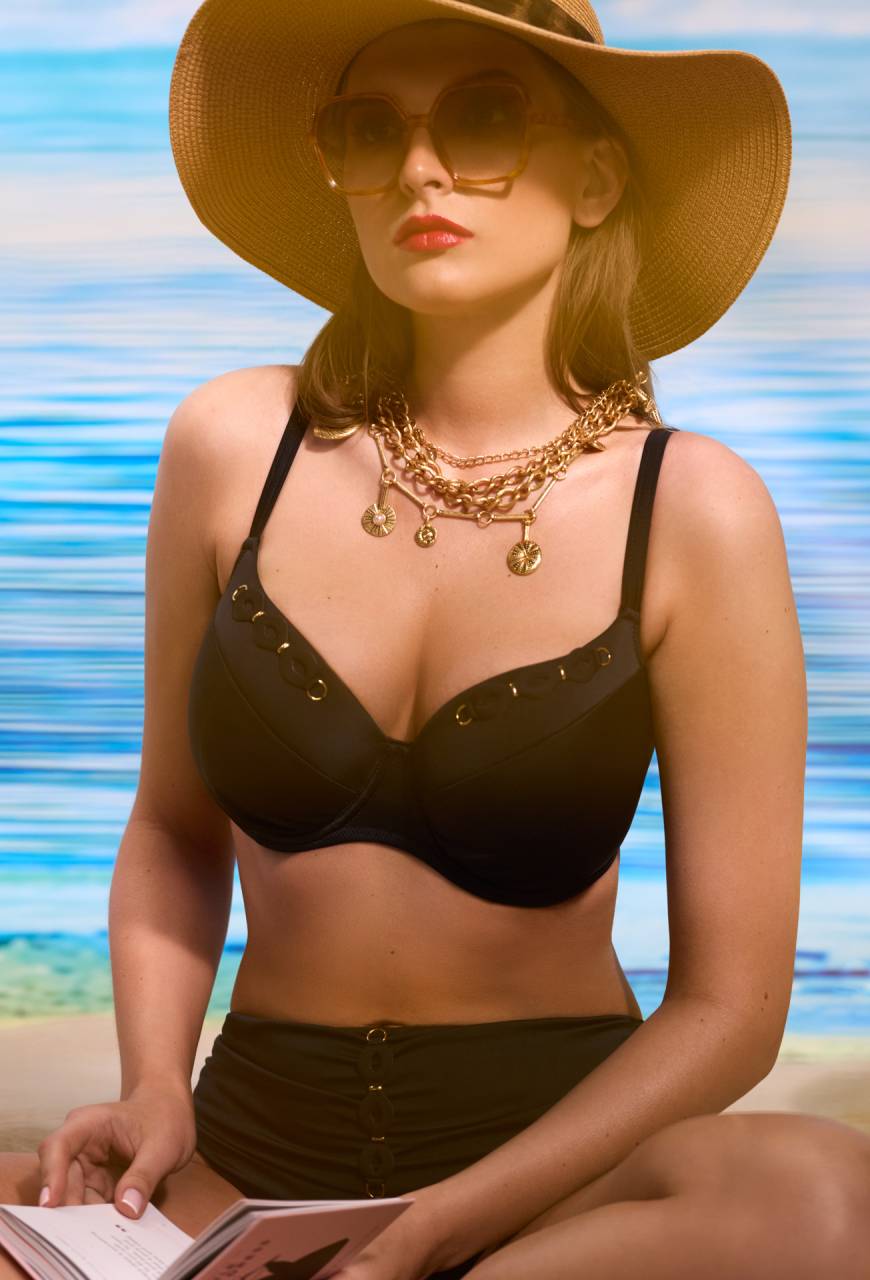 Biustonosz kąpielowy SK 252 – Czarny Full Cup I AVA Lingerie