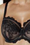 AV 2291 Black – biustonosz semi soft z koronką | AVA Lingerie
