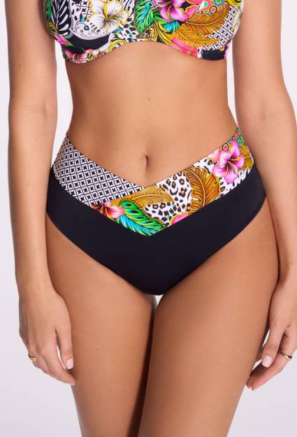 Brazyliany kąpielowe SF 238/15/B – tropikalny print | AVA Lingerie