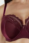 AV 2275 Merlot – bordowy biustonosz z koronką | AVA Lingerie