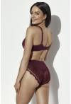AV 2275 Merlot – bordowy biustonosz z koronką | AVA Lingerie