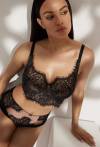 AV 2316 Soft Long Black – koronka, która zachwyca I AVA Lingerie