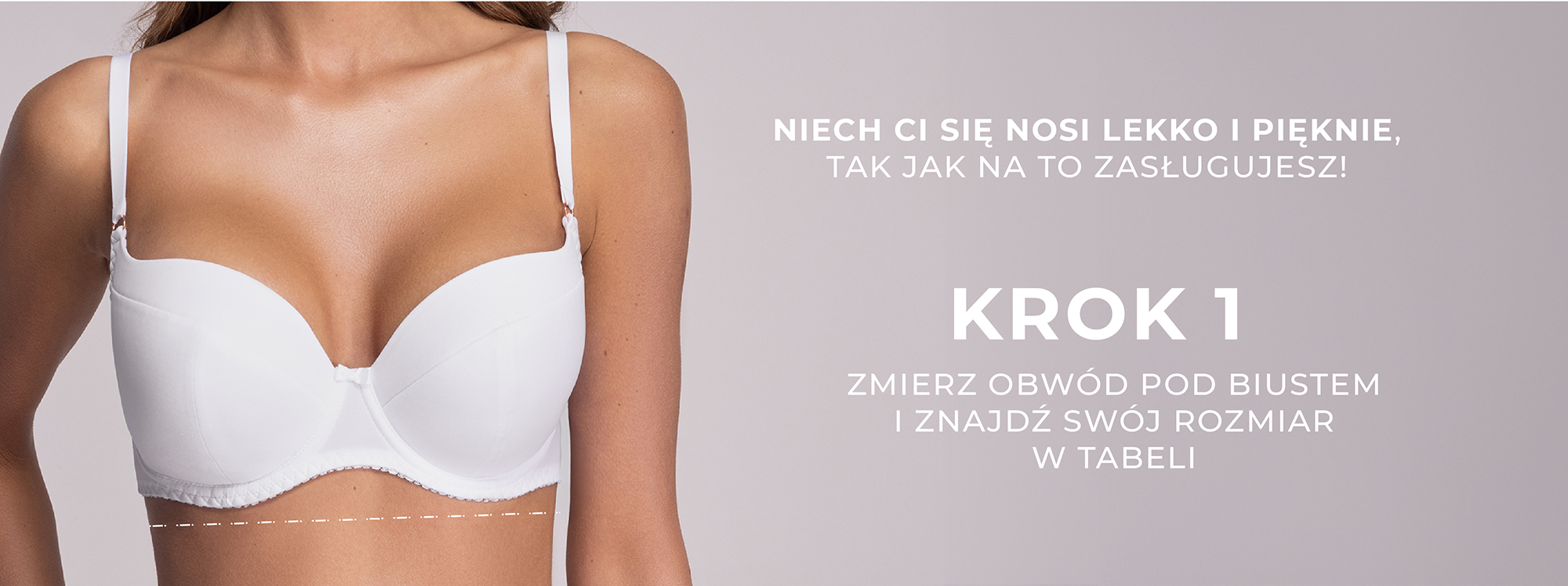 wybór rozmiaru krok 1